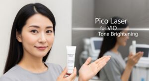 【ピコレーザーVIO色トーンアップ】美白クリームとの併用は？